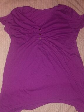 Casual purple blouse